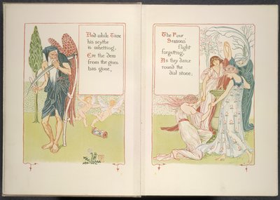 Le Père Temps et les quatre saisons - Walter Crane