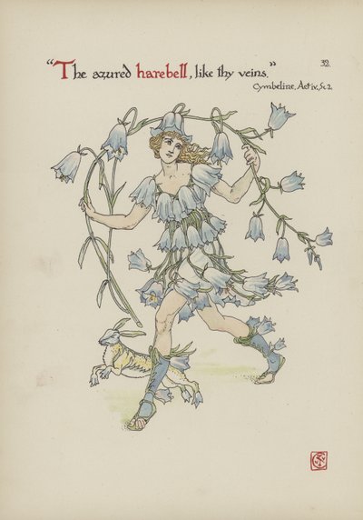 Fleurs du jardin de Shakespeare - Walter Crane