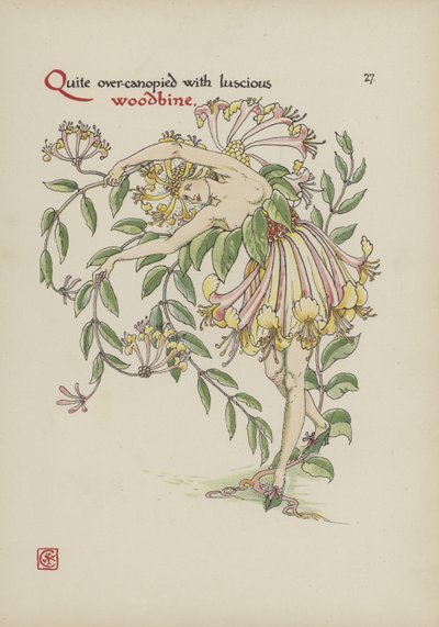 Fleurs du jardin de Shakespeare - Walter Crane