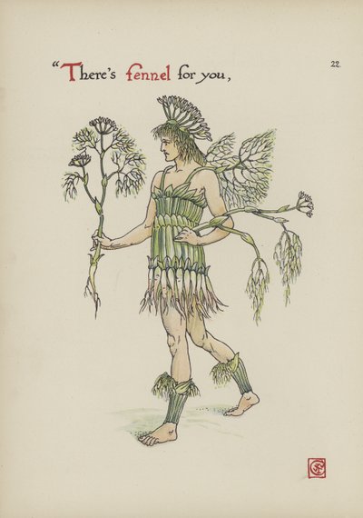 Fleurs du jardin de Shakespeare - Walter Crane