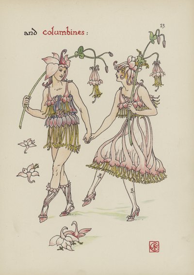 Fleurs du jardin de Shakespeare - Walter Crane