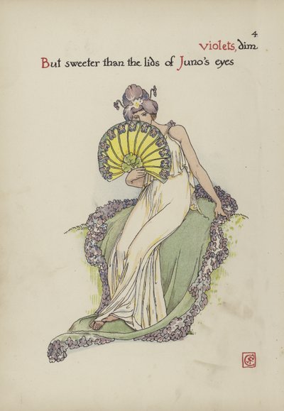 Fleurs du jardin de Shakespeare - Walter Crane