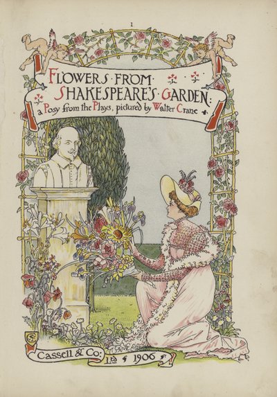 Fleurs du jardin de Shakespeare - Walter Crane