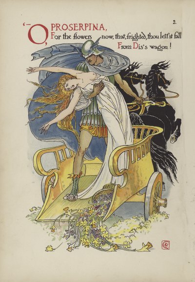 Fleurs du jardin de Shakespeare - Walter Crane