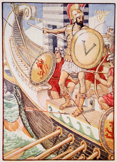 Il est devenu une cible pour chaque flèche, illustration de L