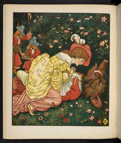 Illustration pour La Belle et la Bête - Walter Crane