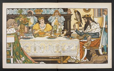 Illustration pour Le Prince Grenouille. - Walter Crane