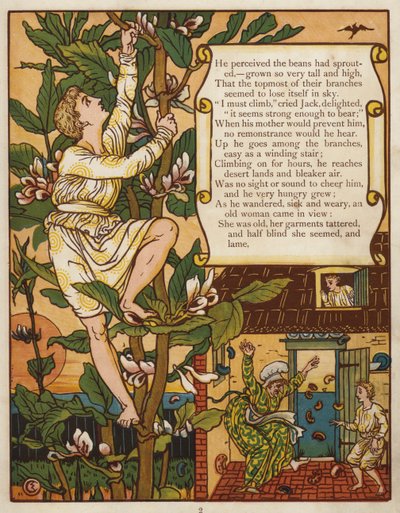 Jack et le haricot magique - Walter Crane
