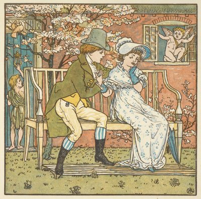 Petit homme et femme. - Walter Crane