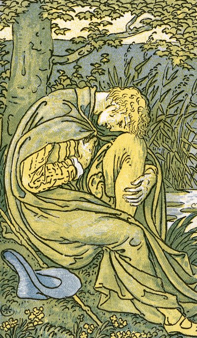 Amant avec la tête baissée de chagrin, de 