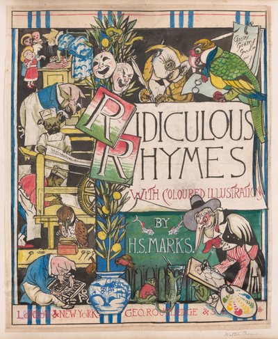 Rimes ridicules, vers 1867 - Walter Crane