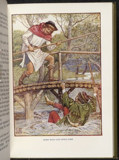 Robin des Bois et Petit Jean - Walter Crane
