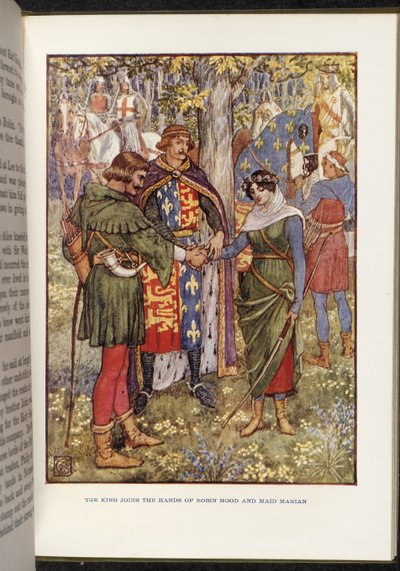Robin des Bois et Maid Marian - Walter Crane