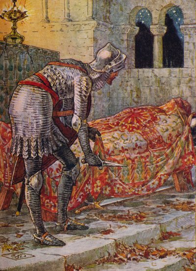 Sir Lancelot dans la Chapelle Périlleuse, 1911 - Walter Crane