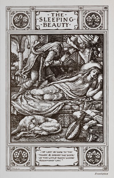 La Belle au bois dormant dort entourée d