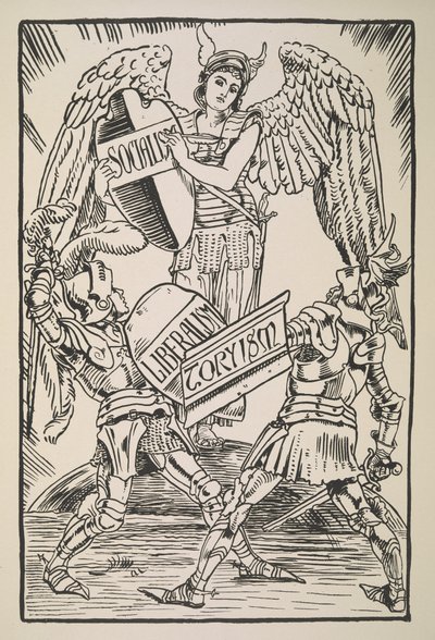 Socialisme, Libéralisme et Toryisme, de Cartoons for the Cause - Walter Crane