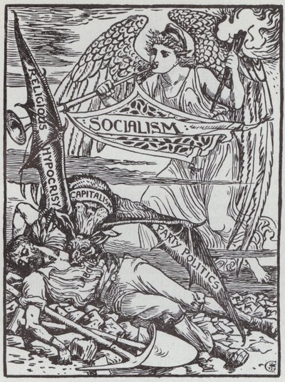 Le Vampire Capitaliste - Walter Crane
