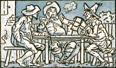 Les pauvres heureux, illustration de chanson pour 