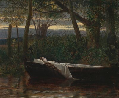 La Dame de Shalott [1862, Royal Academy of Arts, London, catalogue d