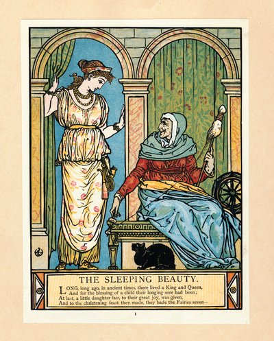 La princesse apprend à filer, du livre d