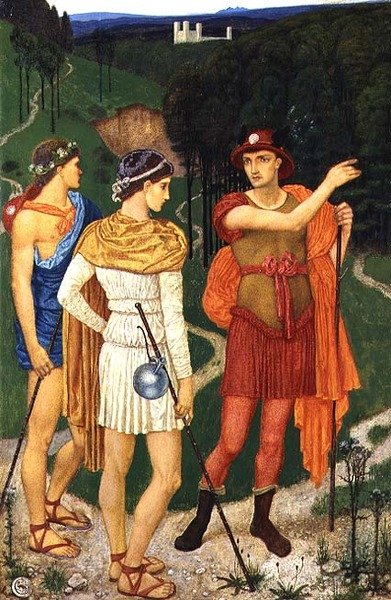 Les trois chemins - Walter Crane