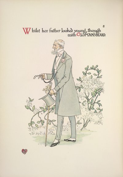 Le père de la mariée en habit de matin - Walter Crane