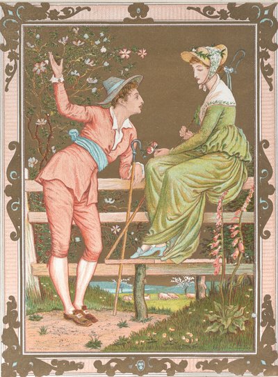 Valentine, 1876 - Walter Crane