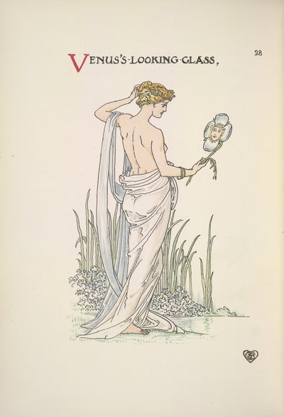 Le miroir de Vénus. Une femme s