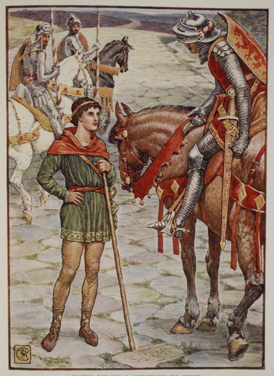 Le jeune Percival interroge Sir Owen, tiré de 