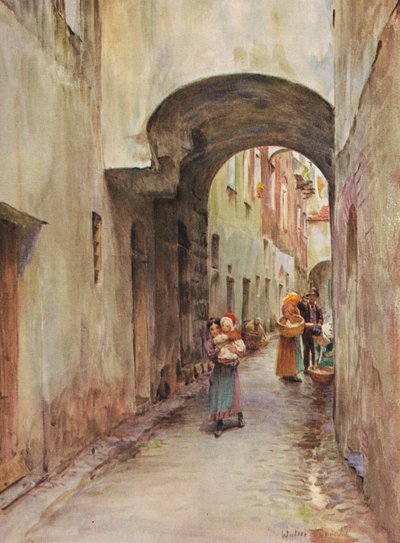Une allée à Noli - Walter Frederick Roofe Tyndale
