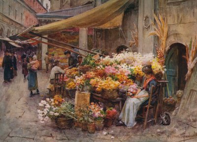 Un étal au Rialto, Venise, vers 1900 1913 - Walter Frederick Roofe Tyndale