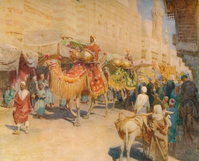 Procession de mariage arabe, vers 1905 - Walter Frederick Roofe Tyndale
