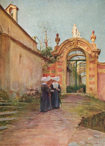 Entrée de la Villa Centurione, S. Margherita Ligure, c1910 - Walter Frederick Roofe Tyndale