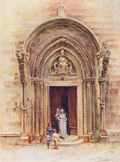Le Portail du Duomo de Curzola - Walter Frederick Roofe Tyndale