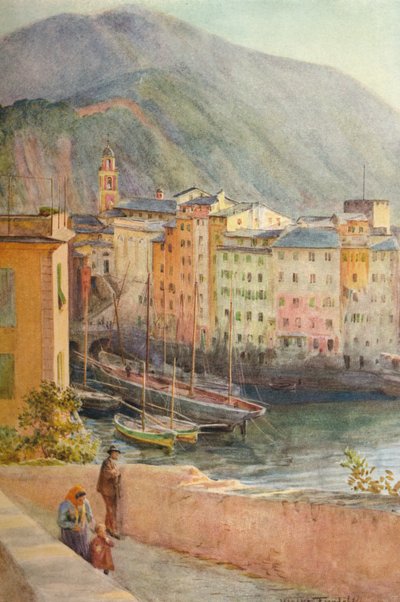 Le port de Camogli, vers 1910, 1912 - Walter Frederick Roofe Tyndale
