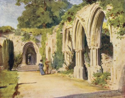La Nouvelle Forêt : Les Cloîtres, Abbaye de Beaulieu - Walter Frederick Roofe Tyndale