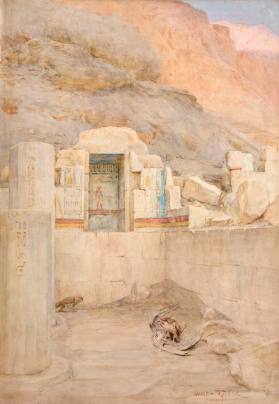 Deux rapaces avec une carcasse de cigogne - Walter Frederick Roofe Tyndale