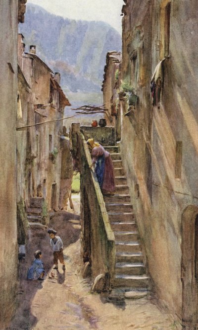 Vicolo del Ponte, Villa Nuova Di Albenga, Italie - Walter Frederick Roofe Tyndale