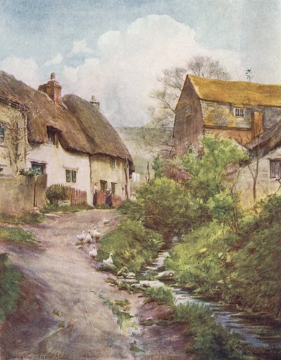 Wessex : Les cottages du moulin à Sutton Poyntz, près de Weymouth - Walter Frederick Roofe Tyndale