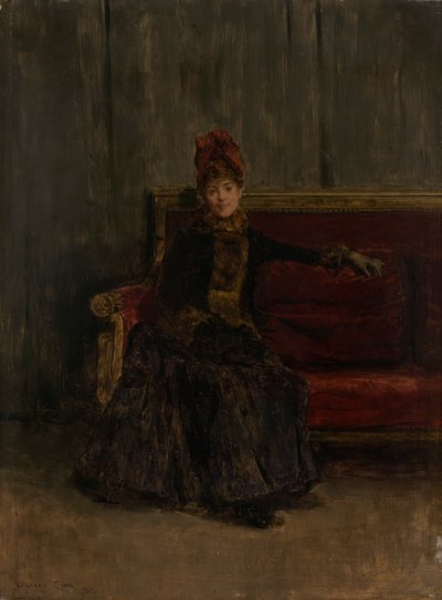 Dame assise - Walter Gay