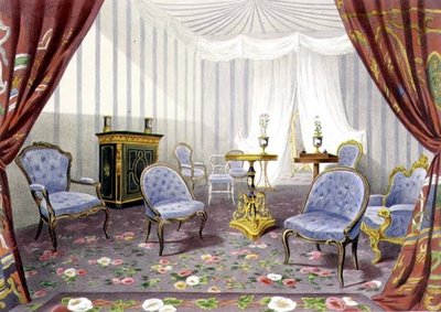 Palais de Cristal, la salle de repos de la reine, des Souvenirs de la Grande Exposition - Walter Goodall