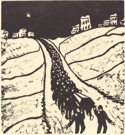 Enterrement, 1916 - Walter Gramatte
