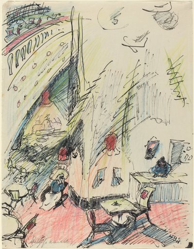 Das leere Café - Walter Gramatte