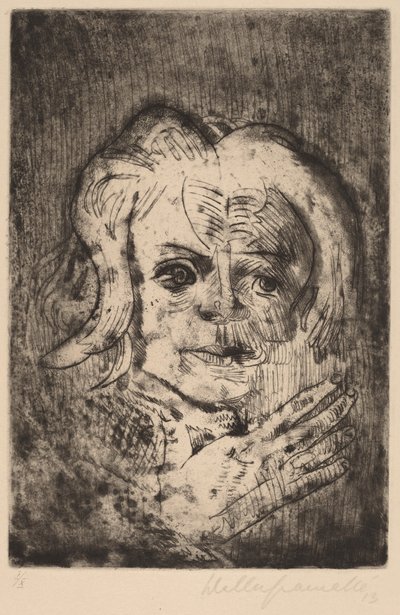 Fille avec Main, 1923 - Walter Gramatte