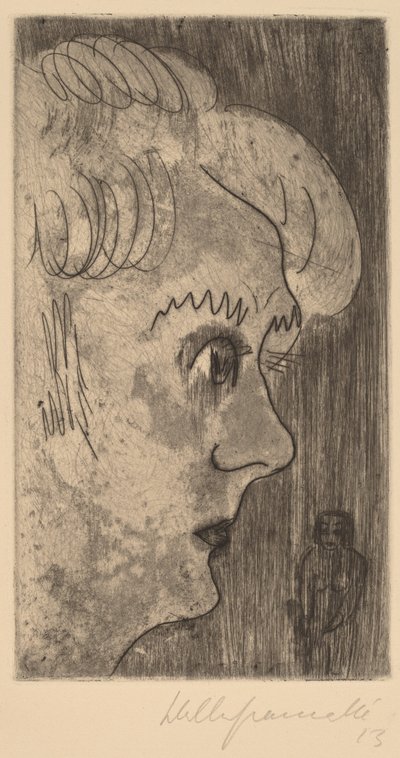 Tête de Profil, 1923 - Walter Gramatte