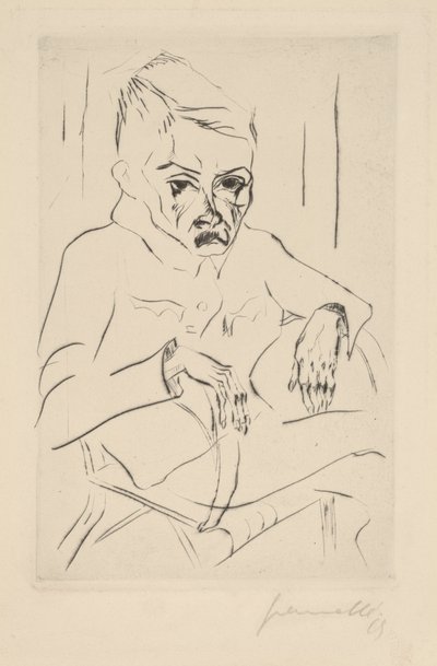 Soldat fatigué I, 1919 - Walter Gramatte
