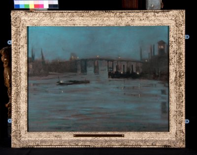 Nocturne, vieux pont de Battersea, Londres - Walter Greaves