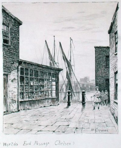 Worlds End Passage, Chelsea - Walter Greaves