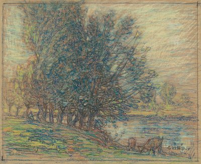 Saules, Longpre, France, vers 1911-18 - Walter Griffin