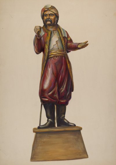 Figure de magasin de cigares, vers 1937 - Walter Hochstrasser